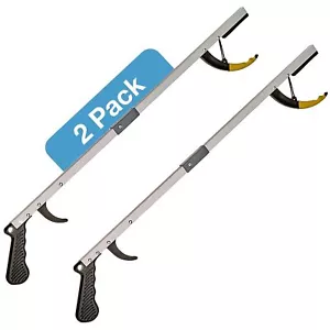 32" Magnetic Foldable/Collapsible Ergonomic Aluminum Grabber Reacher Serrated - Picture 1 of 9