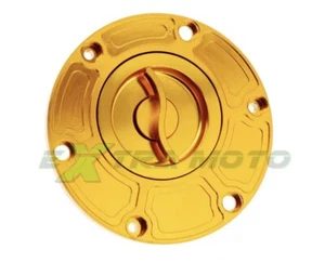 Tappo serbatoio Racing sgancio rapido ORO Triumph Street Triple 675 /R 2008-2017 - Foto 1 di 1