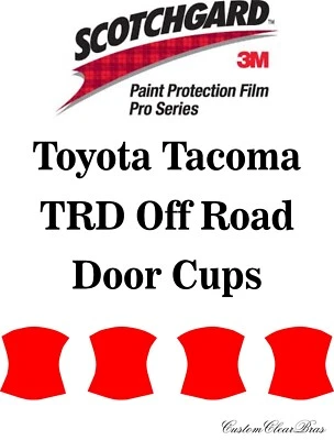 Película de protección de pintura 3M serie Pro transparente 2024 2025 Toyota Tacoma TRD todo terreno Foto 1 de 3