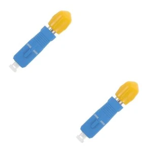 2pcs SC Male to ST Female Hybrid Optical Fiber Adapter Connector for and Fiber - Picture 1 of 12