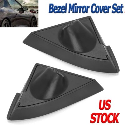 For Mitsubishi Eclipse 2G Bezel Mirror Cover Pair Trim Covers 1995-1999 MANUAL Foto 1 de 4