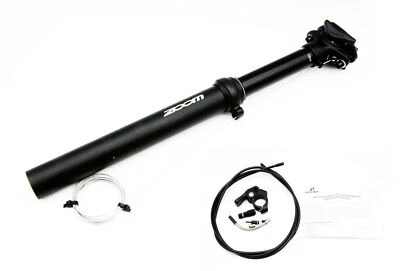 Zoom MTB Bicycle Suspension Dropper Seatpost 31.6mm 100mm with Remote Cable - Image 1 of 4