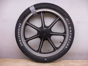 1985 Kawasaki 454 LTD K171-1> front wheel rim hub 19in - Picture 1 of 11