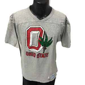 Vtg 50 60's Champion USA Heather Ohio State BUCKEYES Football Jersey OSU Shirt