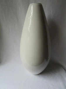 KPM Berlin sehr große Porzellan Kolbenvase Boden-Vase weiß Griemert Design 50cm - Bild 1 von 13