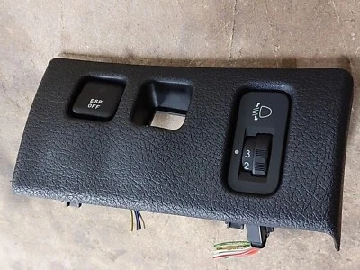 PEUGEOT 206 GTi 180 ESP SWITCH + HEAD LIGHT ADJUSTMENT SWITCH + TRIM - Image 1 of 2