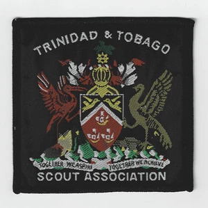 SCOUTS OF TRINIDAD & TOBAGO - SCOUT ASSOCIATION OFFICIAL EMBLEM PATCH ~ NEUWERTIG - Bild 1 von 2