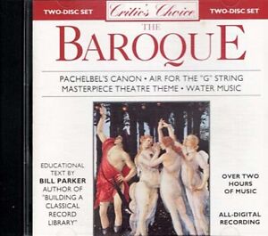The Baroque (2CD) ~ Various Artists ~ Classical ~ 2 CDs ~ Used VG