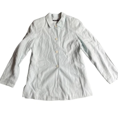 Traje Pantalones Amanda Smith Lino Puro 10 Azul Claro Ligero Foto 1 de 4