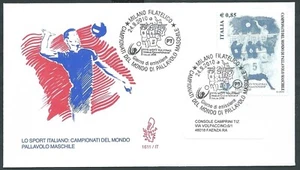 2010 ITALIA FDC VENETIA 1611 MONDIALI DI PALLAVOLO NO TIMBRO ARRIVO - CG - Picture 1 of 1