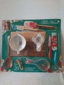 Juego de gadgets de cocina vintage florales Pioneer Woman de 20 piezas - Imagen 1 de 4