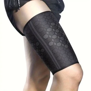 Compression Thigh Hamstring Support Sleeve Brace Sport Upper Leg Pain Relief Gym - Picture 1 of 24