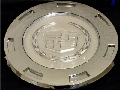 NEW 07-14 PLAIN CREST CADILLAC ESCALADE 22” WHEEL CENTER CAP HUB 7 SPOKE 1x pc - Image 1 of 2