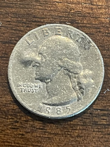 US Error Coin 1985 Washington Quarter Cover