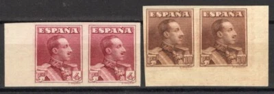 SPAIN 192/30 Imperforated pairs - Image 1 of 2