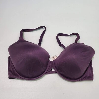 Sujetador Victoria's Secret para mujer 34DD púrpura forrado perfecto con aros convertible Foto 1 de 4