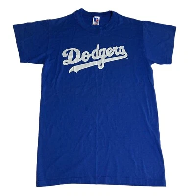 Camisa de Colección Años 90 Russell Athletic Los Angeles Dodgers Juvenil Grande Puntada Única Foto 1 de 4