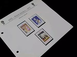 Queen Elizabeth Royalty 1977 Silver Jubilee Royal Postage Stamps SOLOMON ISLANDS - Picture 1 of 12