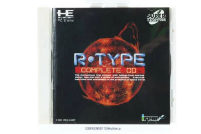 R-Type Complete CD PC Engin CD-ROM2 Used Japan Shooter Boxed Tested Working 1991 - Image 1 of 3