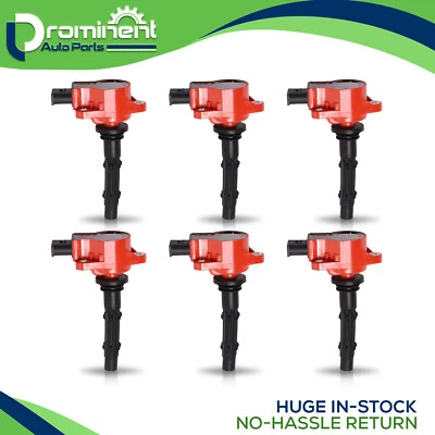 Paquete de 6 bobinas de encendido para Mercedes-Benz ML350 E350 C300 S550 CLS550 R350 UF535 Foto 1 de 4