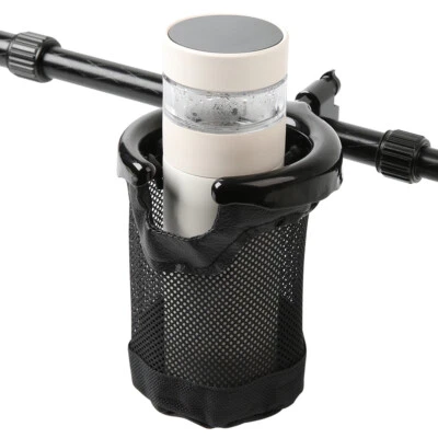 Black Motorcycle 7/8" Handlebars Drink Cup Holder For Harley Honda Yamaha FZR600 - Image 1 of 4