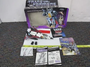 Transformers vintage G1 RamJet plane jet fighter w/ Box and papers - Picture 1 of 21