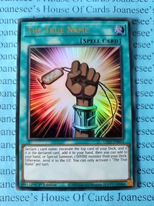 Tarjeta LED7-EN014 The True Name Ultra Rara Yu-Gi-Oh 1ª Edición Nueva - Imagen 1 de 3