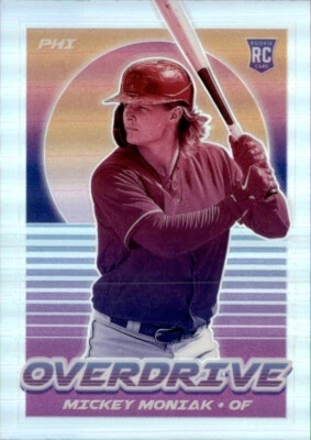 2021 Panini Chronicles - Overdrive Mickey Moniak #10 (RC) Silver Prizm - Image 1 of 2