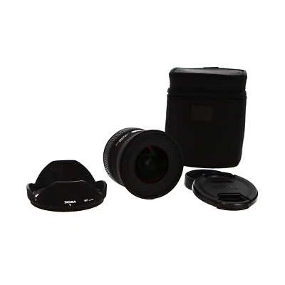Sigma 10-20mm F/4-5.6 DC EX HSM Autofocus Lens With Case, Caps, and Hood - Image 1 of 4
