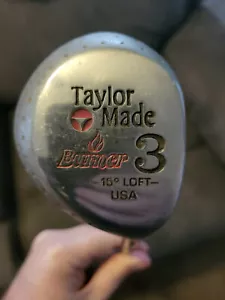Taylor Made Burner 3 Iron (15 Degree Loft) Dynamic Gold Steel Golf Club - Picture 1 of 4