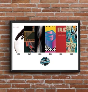 The Strokes - Discography - Multi Album Art Poster Print - Great Christmas Gift - Picture 1 of 12