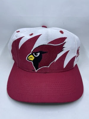De colección Arizona Cardinals Logo Atlético Diente de Tiburón Snapback Sombrero Años 90 NFL ProLine Foto 1 de 4