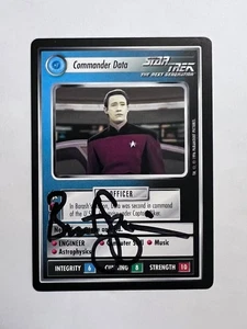 Autogramm 1E Star Trek ccg Commander Data (Brent Spiner) - Bild 1 von 1