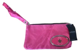 Saints Wristlet Wallet Breast Cancer Awareness Vintage/Old-school New With Tags - Picture 1 of 3