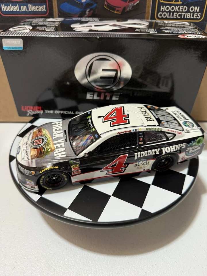 Kevin Harvick ELITE #4 Jimmy John’s Kickin Ranch 2018 1/24 Nascar Diecast Foto 1 de 4