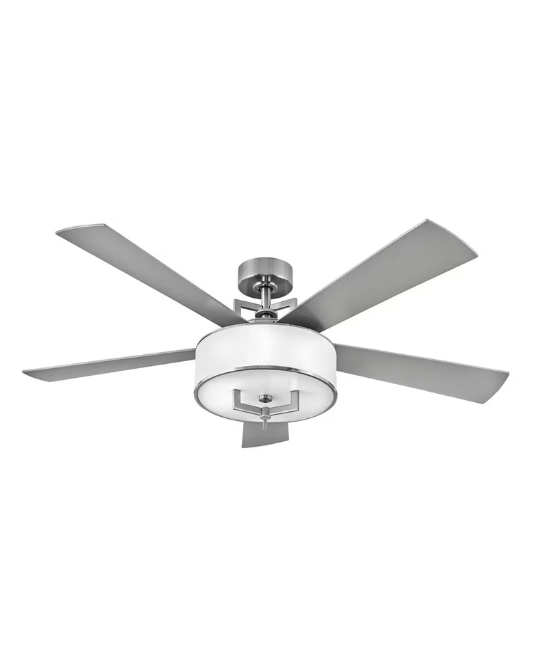LED 99" Indoor Ceiling Fan in Brushed Nickel - Image 1 of 1