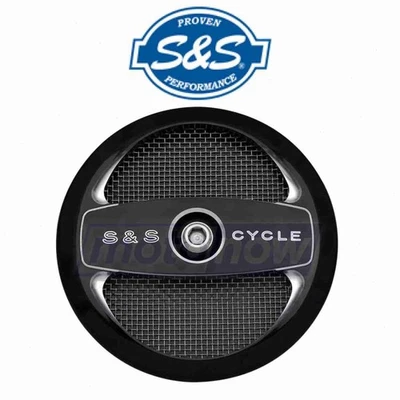 S&S Cycle Stealth Air Cleaner Cover for 1999-2006 Harley Davidson FLHTCUI lt Foto 1 de 4