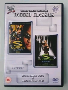 WWE Tagged Classics Summerslam 2000/2001 DVD (2009) WWF WCW The Rock Triple H - Foto 1 di 6