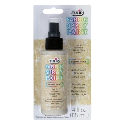 Glitter Spray Paint- Glistening Gold 4 Fl Oz (Pack of 1) - Image 1 of 4
