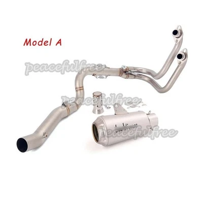 Silenciador de escape de cabezal para Kawasaki Ninja 300 250 Z250 2013 2014 2015 2016 año Foto 1 de 4