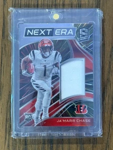 2021 Panini Spectra Next Era Jamarr Chase Red Prizm /75 NE-JC SP Rookie Patch - Bild 1 von 3