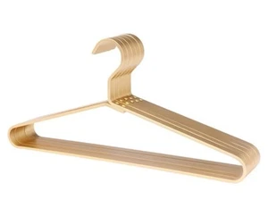 Premium Matt Golden Aluminium Kleiderbügel 6 Stück Set 17,7" Extra Glatt & D... - Bild 1 von 4