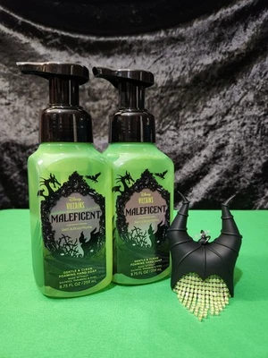 Bath & Body Works🖤DISNEY VILLAINS🐦‍⬛Maleficent Hand Soaps + PocketBac Holder - Image 1 of 4