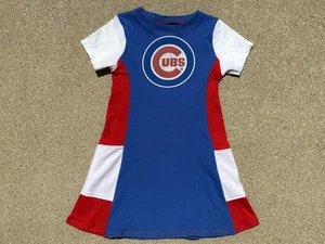 Chicago Cubs MLB Baseball Handmade reworked toddler 4t tunic t shirt dress - Picture 1 of 11