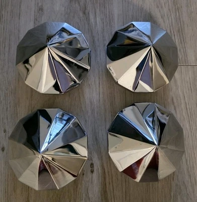 Set Of 4 Dayton Wire / LA Wire Wheel Wheels Chrome Custom Wheel Center Cap Caps - Image 1 of 4