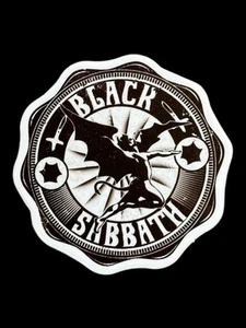 Black Sabbath Sticker Decal Rock Music 2.25”x 2.25” - Picture 1 of 1