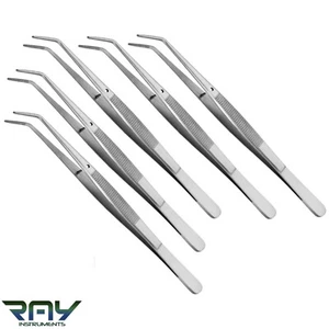 5 Premium Grade College/Cotton Dressing Pliers 6" Tweezers Dental Instruments CE - Picture 1 of 2