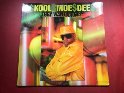 M3-101 KOOL MOE DEE They Want Money .. 12” SINGLE .. 1989 .. 1215-1-JD - Image 1 of 4