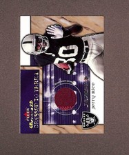 2002 Fleer Maximum Dressed to Thrill Jerseys Jerry Rice