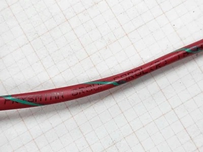 Cable de alarma contra incendios sólido Carol E3512S 16/2C FPLP rojo con espiral verde/100 pies Foto 1 de 4